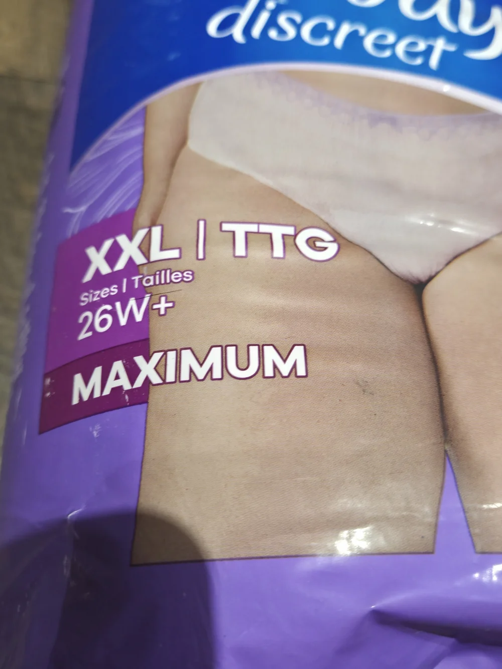 Always Discreet XXL Maximum Incontinence Underwear - Purple